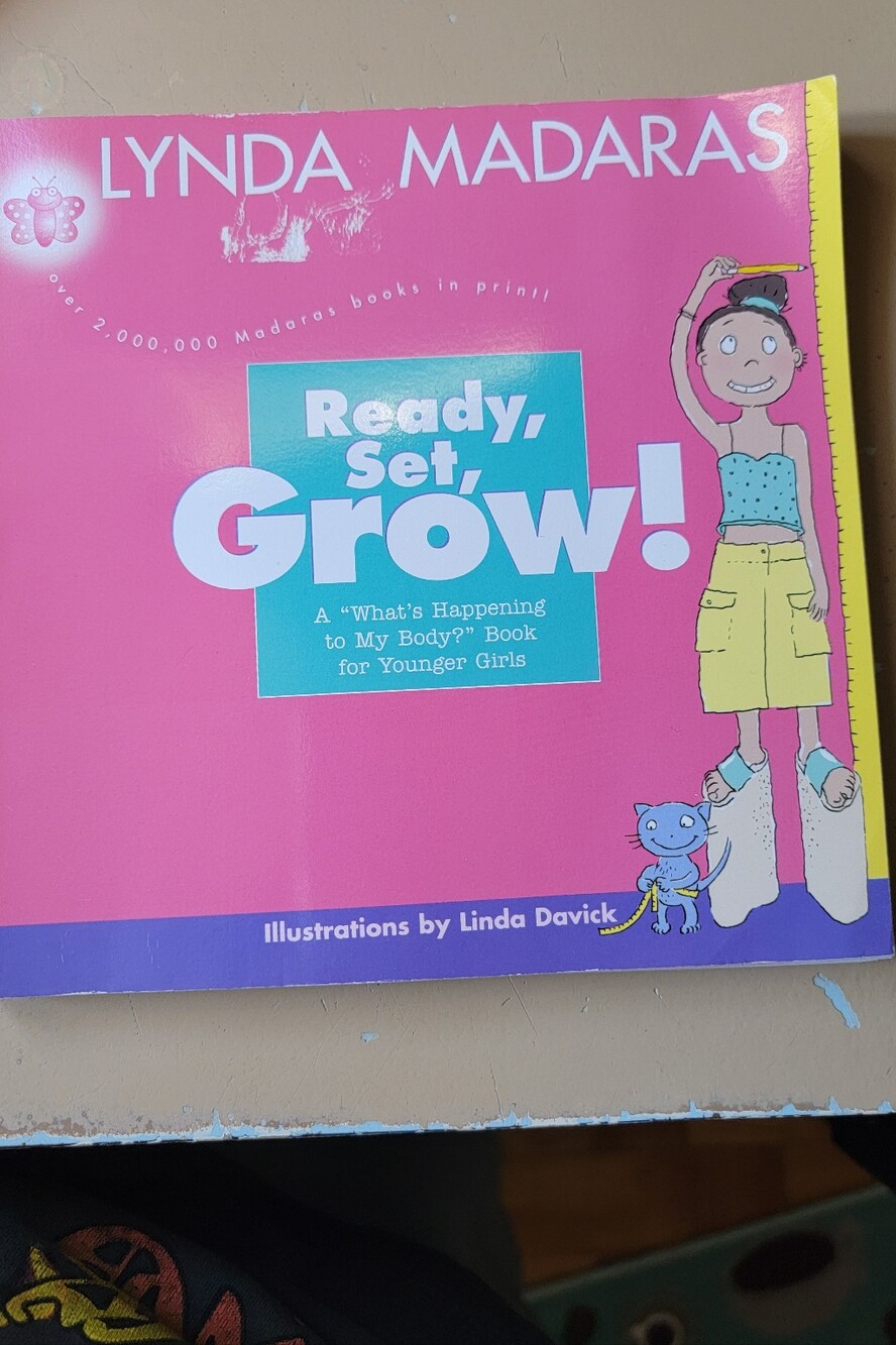 Lynda Madaras Ready, Set, Grow! Kids Book - Pink